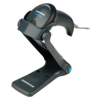 Сканер штрих-кода Datalogic QuickScan QW2520 с подставкой (2D, USB, серый)