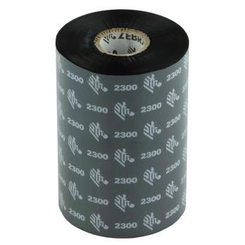 Красящая лента (Риббон) Zebra Wax Black 2300 57мм x 74 м