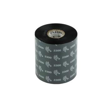 Красящая лента (Риббон) Zebra Wax Black 2300 60мм x 450 м